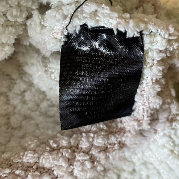 Sanctuary Small Pink & White Striped Women’s Pullover Fuzzy Sweater - Picture 6 of 6